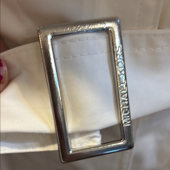 Michael Kors ivory Women's Trench Coat sz small - Picture 4 of 8